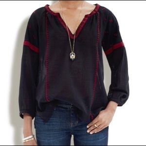Madewell Lightstitch blouse